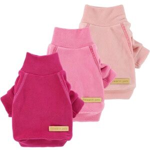 NWT 3 Pack Size L Dog Fleece Turtleneck Sweater